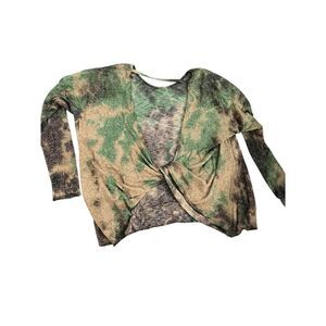 Bohemian Floral Print Top that ties in front